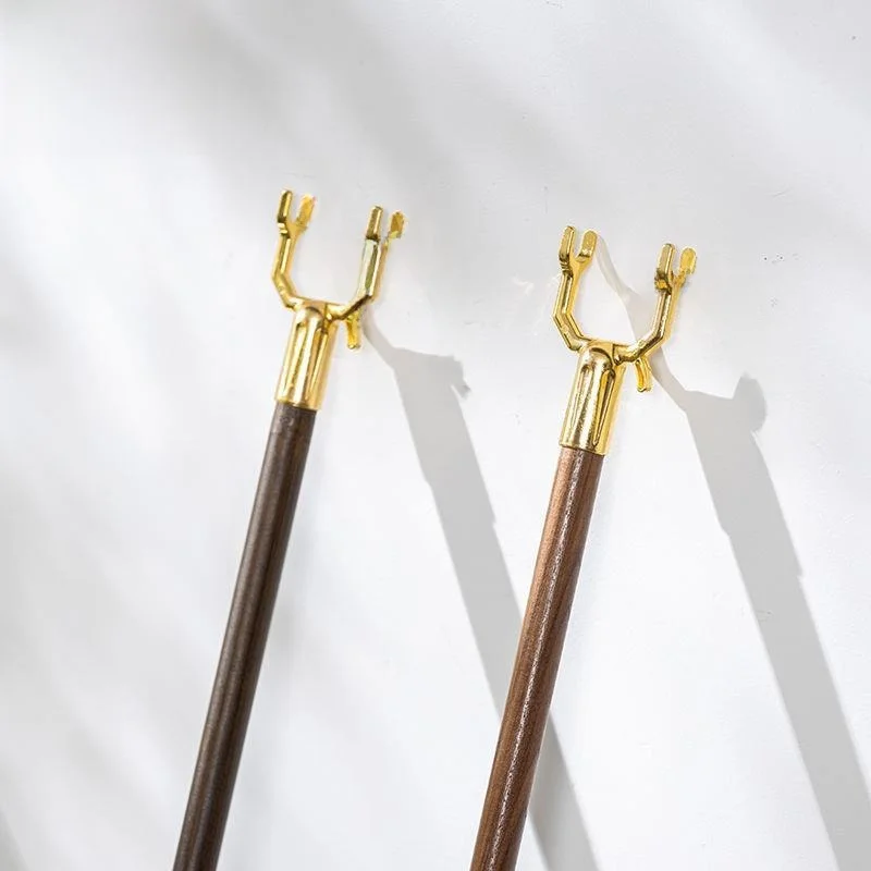 

Вешалки для одежды из натурального дерева и алюминиевого сплава Qinggang: вешалки-штанги и вешалки-вилки для дома