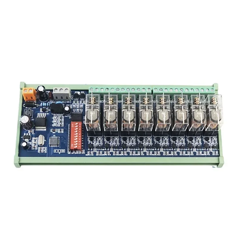 8 Channels  Communication Relay  Modbus Protocol With Address Switch Output Module Remote