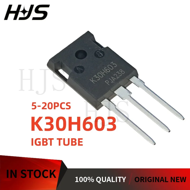 5~20pcs Brand New K30H603 IKW30N60H3 TO-247 IGBT single Transistor in inverter welding machine In Stock