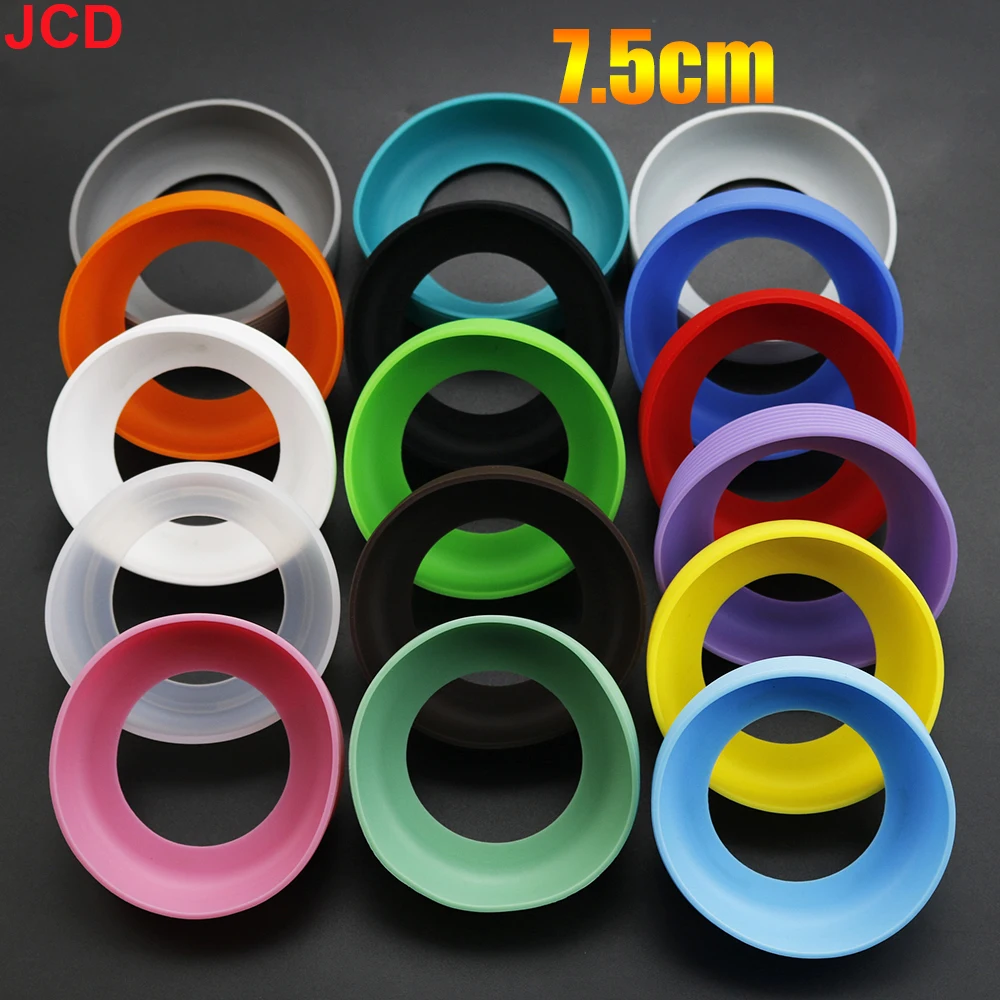 JCD 7,5 cm Gewinde Silikon Tasse Untere Abdeckung Tragen Beständig Hülse Mantel Anti Slip Wasser Flasche Anti Slip Fall schutzhülle
