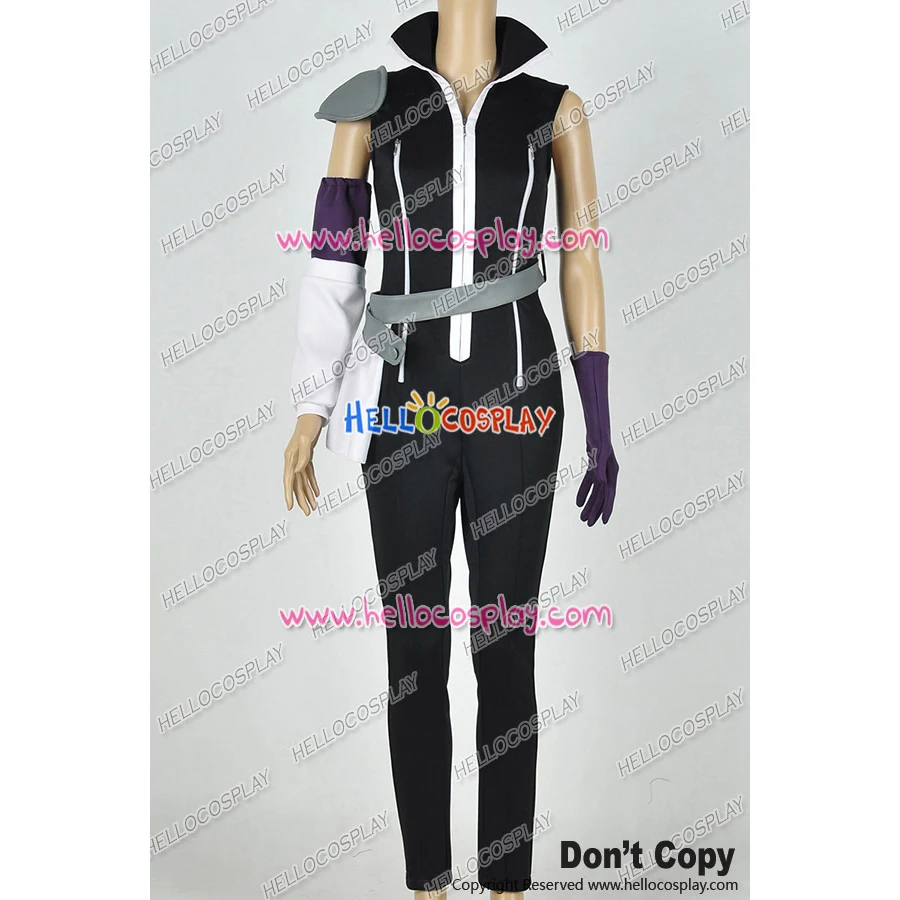 Fairy Tail Edolas Lucy Heartfilia Cosplay Costume Anime X784 Scary Lucy Ashley Black Outfit H008