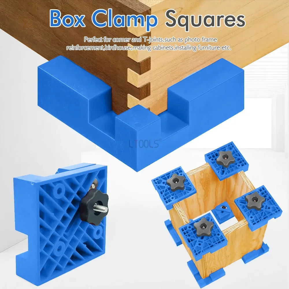 DMH-90° Corner Clamp Box Clamp Squares Adjustable 90-degree Woodworking Right-angle Picture Frame Holder Woodworking Spring Clip