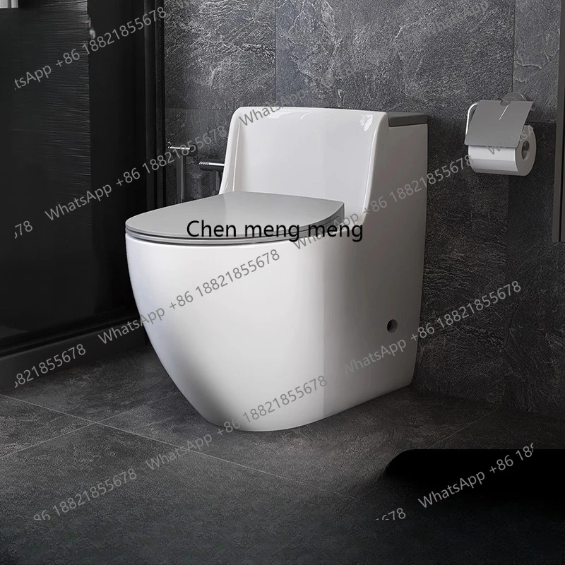 

Household toilet is all against the wall, small apartment special toilet siphon, large suction, splash-proof and deodorant