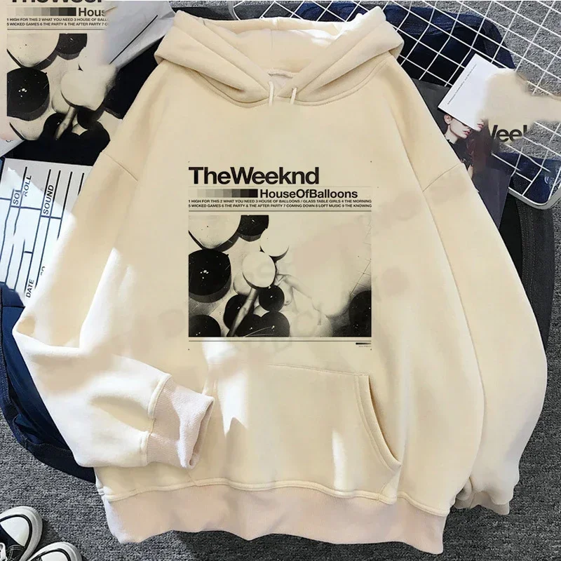 2026 New Design - The Weeknd Pattern Printed Men's Sweatshirt for Autumn/Winter Streetwear, Casual Fitness and Sports Activities