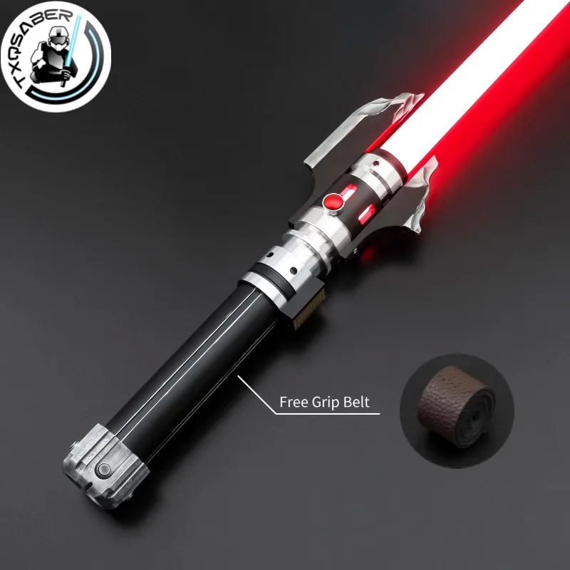 TXQSABER Darth Malgus Lightsaber Smooth Swing Metal Hilt for Heavy Dueling Colors Sounds Change Laser Sword Cosplay Kids Toys