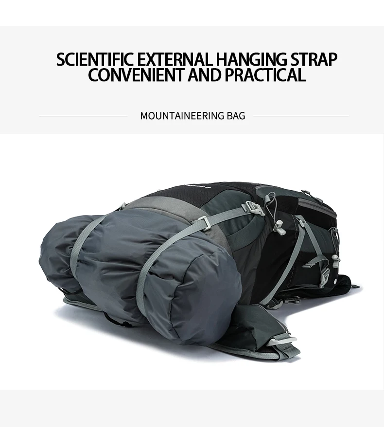 45l Outdoor-Kletter rucksack Federung große Kapazität Camping Reisen multifunktion ale wasserdichte leichte Schulter rucksack – Detail 8