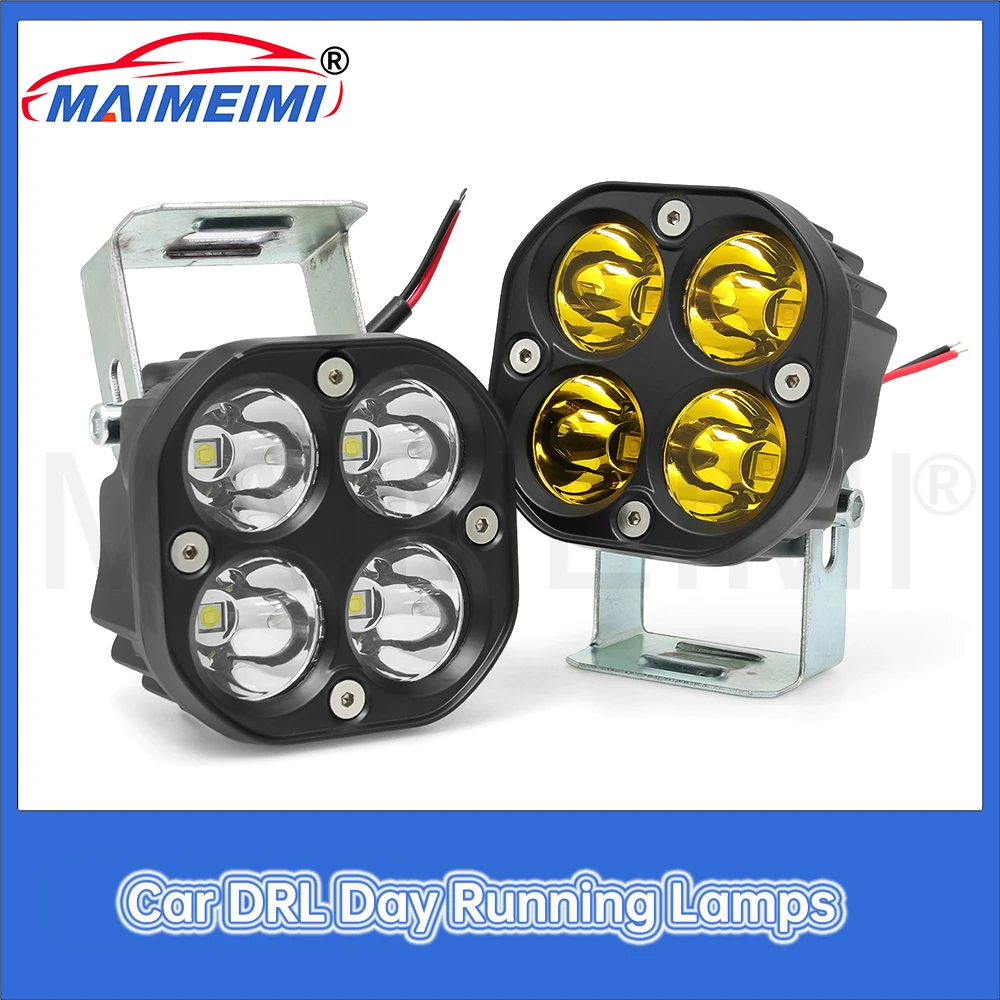 

Motorcycle Spotlights 3 Inch Car DRL Day Running Lamps LED Work Spot Lights 4x4 Offroad Fog Lamp Automotive Accessories