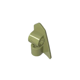 Carénage de panneau Gobricks GDS-90258 #   7 très petit court lisse, côté A compatible avec lego 2387 blocs de construction techniques