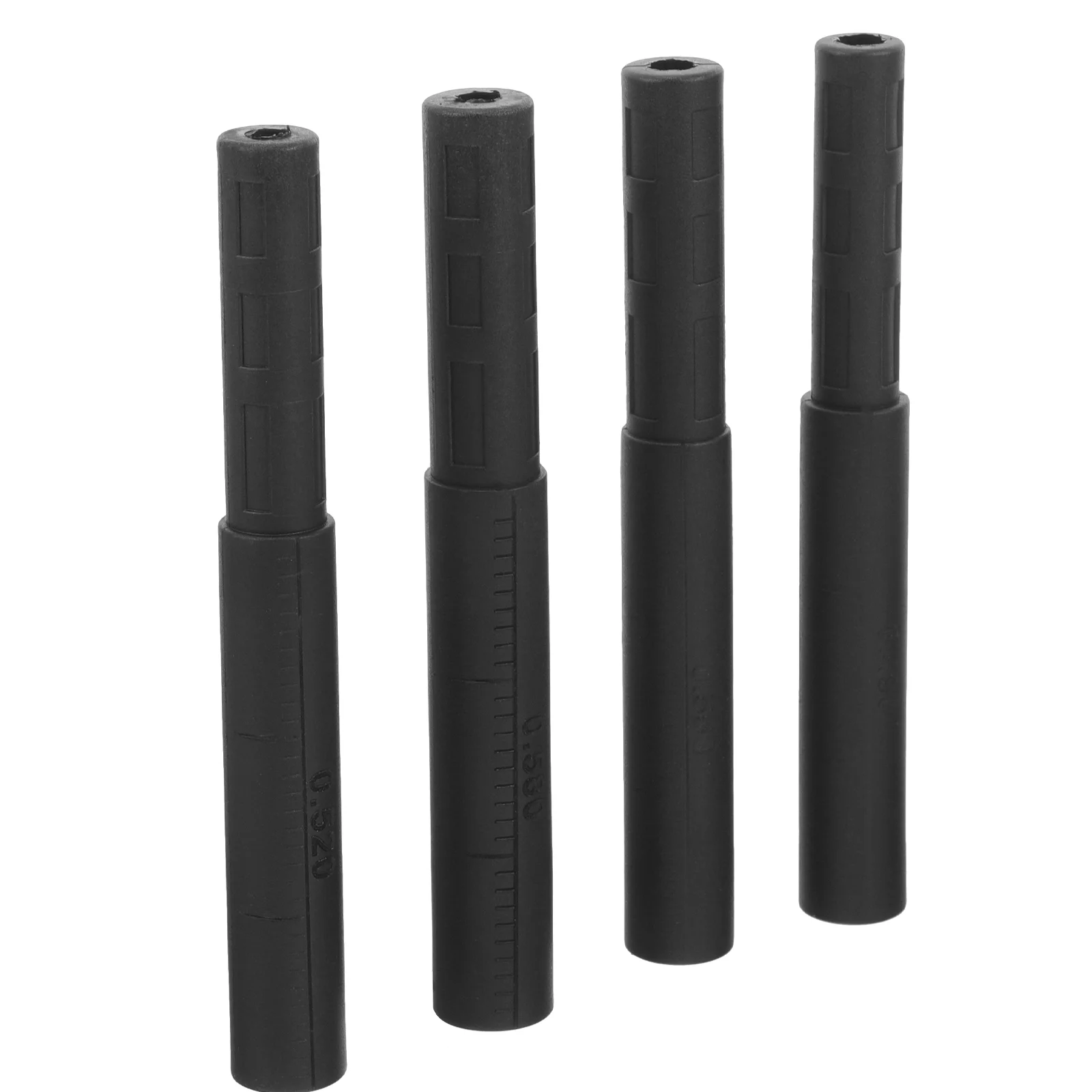 4 Pcs Extension Rod Golf Accessories Putter Shaft Carbon Fiber Golfs Extenders Club Rods