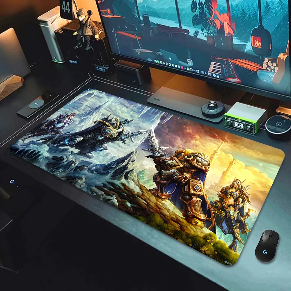 عالم من warcraft لوحة الماوس للاعبين ، حصيرة مكتب ، اكسسوارات المكتب ، لوحة الماوس ، لوحة مفاتيح كبيرة ، ملحقات الألعاب ، اليابان