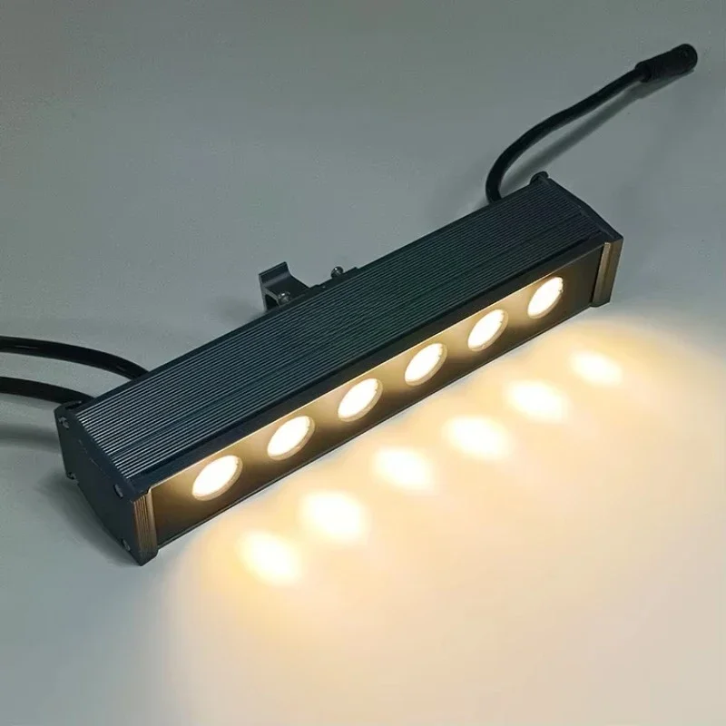 IP65 Outdoor DMX512 Building Linear Projector Lighting 9W 18W 36W RGBW Flood led Wall Washer Light