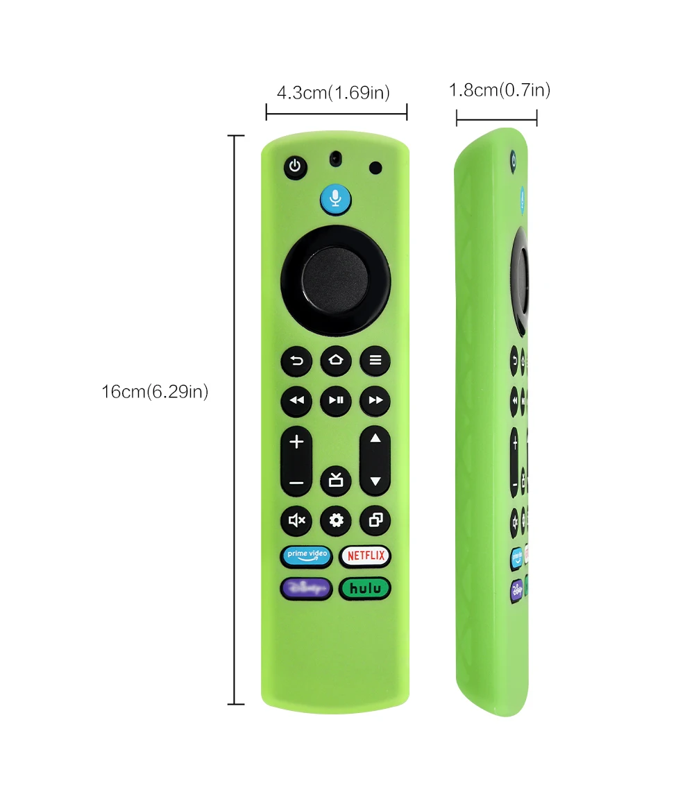 Silikon-Fernbedienungshülle für 2023 Fire TV Stick 4K Max 2. / Tanne TV Omni-Serie / FireTV 4-Serie Fernbedienung, leuchtet im Dunkeln – Detail 5