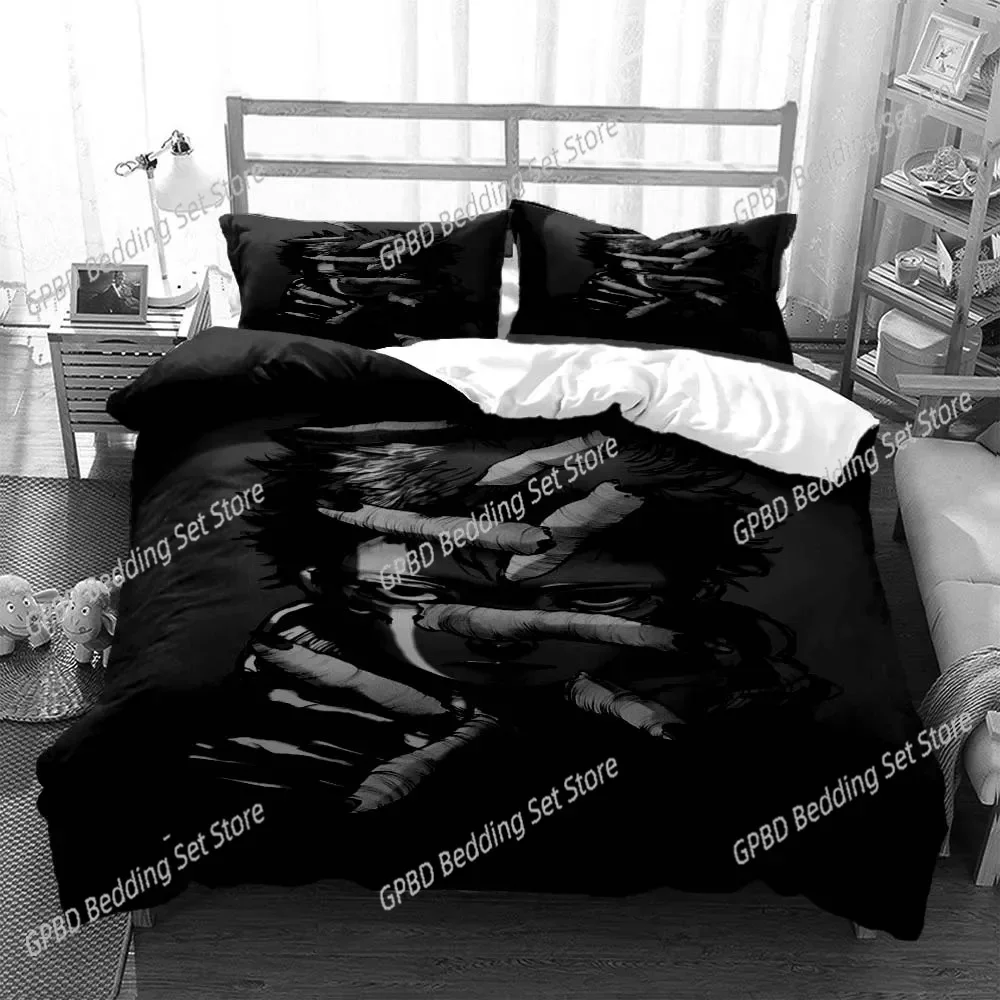 

Jujutsu Kaisen Digital Print Polyester Bedding Sets Covers Boys Duvet Cover Set For Teens Bedding Set