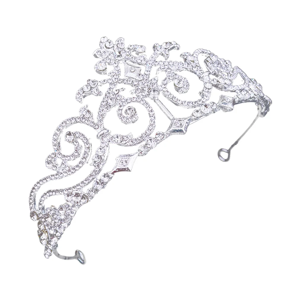 

Bridal Tiara Wedding Crown Rhinestone Headpiece Girls Hair Accessories Durable Lightweight Comfortable Occasions