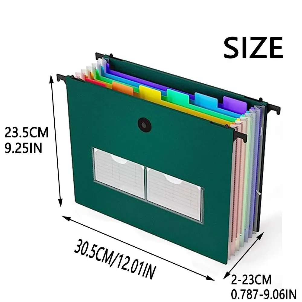 Carpeta de archivos en expansión B5, sobres transparentes de plástico, soporte para documentos, bolsa de almacenamiento con pestañas multicolor, letras