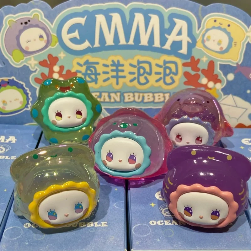 

Emma Secret Forest Series New Blind Box Desktop Decor Toys Gift Ocean Bubble Cute Granules Animal Ornament Grain Mystery Box