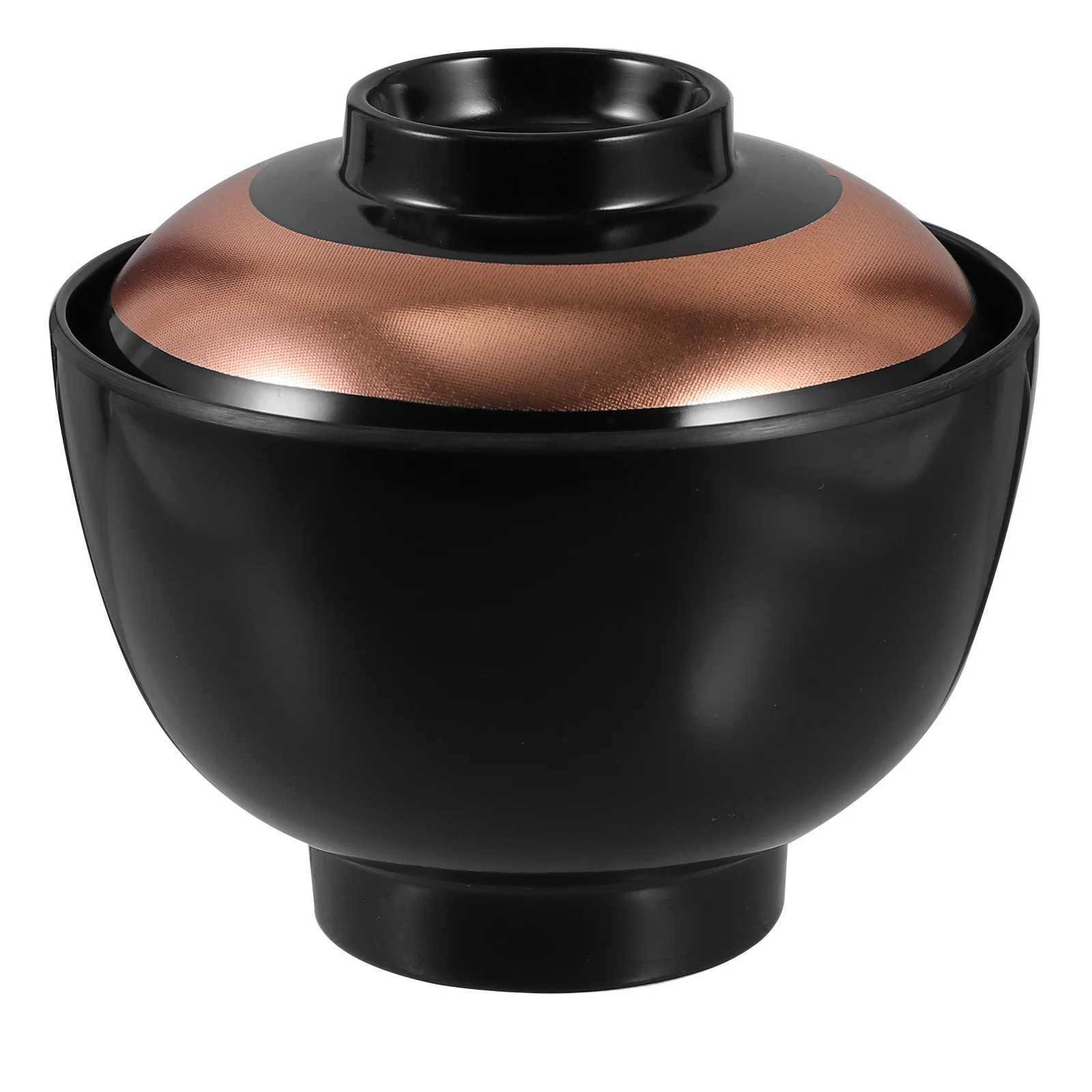 

Japanese Style Soup Bowl Large Capacity Heat-Resistant Reusable Covered Soup Container for Sushi Restaurants Asian