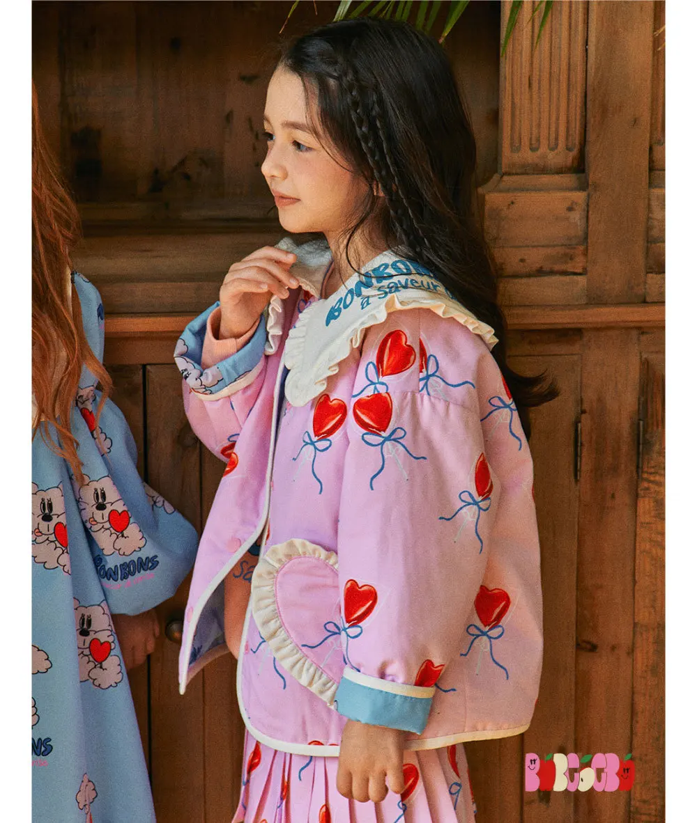 Chaqueta Rosa coreana para niñas, conjuntos de sudaderas y faldas para niños, prendas de vestir exteriores para niños, ropa para niños, 2024