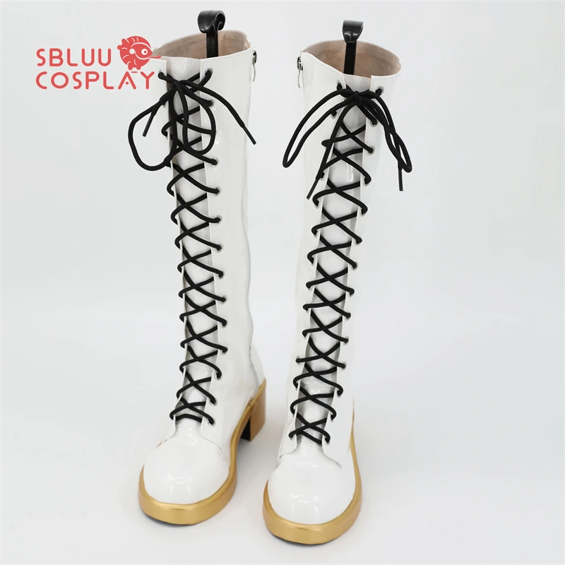 

SBluuCosplay KPop Demon Hunters Rumi Cosplay Shoes White Custom Made Boots
