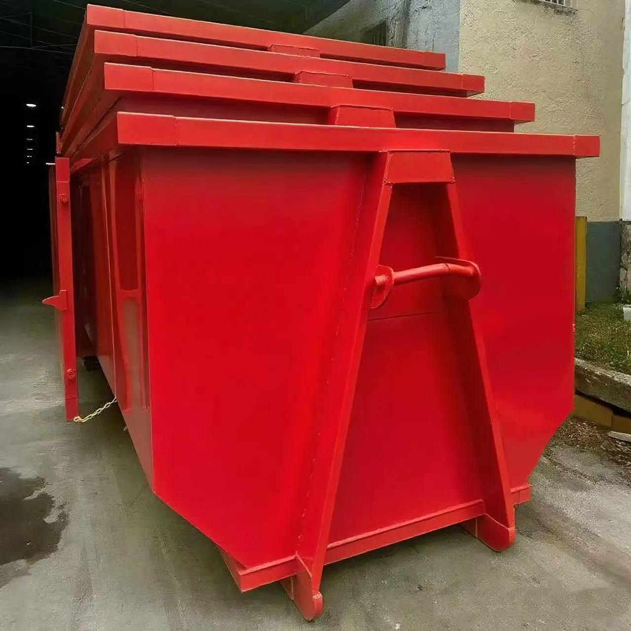Industrial Hook Lift Container for Heavy Duty Waste Handling