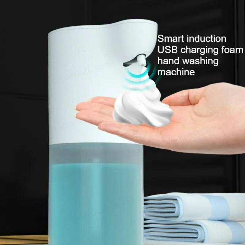 

Автоматический сенсорный дозатор мыла Бесконтактная емкость зарядки Type-C Интеллектуальный инфракрасный датчик Дозатор мыла 350/600 мл