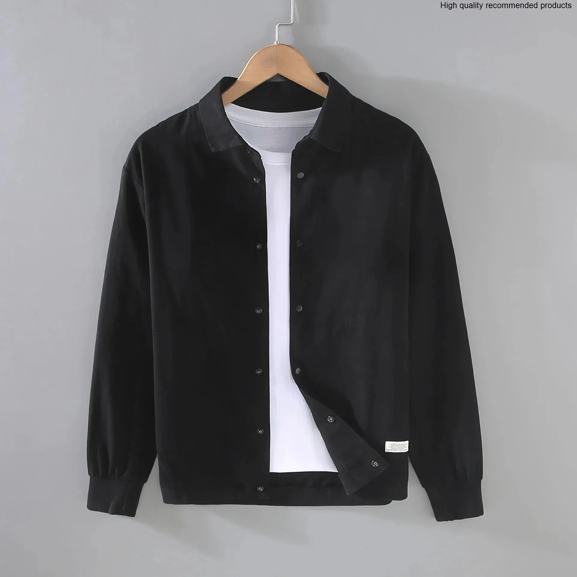 

jacket Autumn and winter men's Japanese style casual warm coat lapel pure cotton button coat simple and versatile