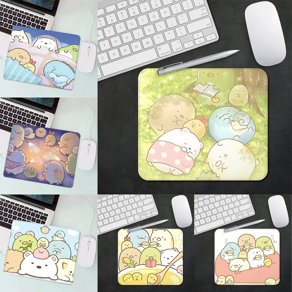 

Kawaii розовый Sumikko Gurashi игровой коврик для мыши XS маленький коврик для мыши для ПК геймер украшение рабочего стола офисный коврик для мыши настольный коврик коврик