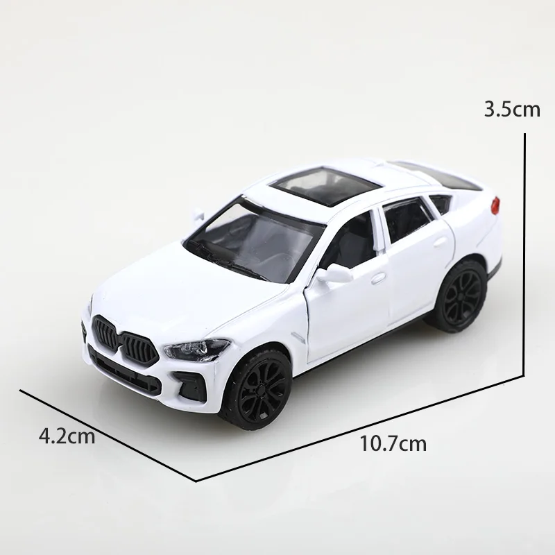(Verpackt) 1/43 Maßstab Replik X7 SUV Kinderspielzeugauto, Druckguss-Metall, Jungenspielzeug, Taschen-Spielzeugauto mit Rückziehfunktion – Detail 5