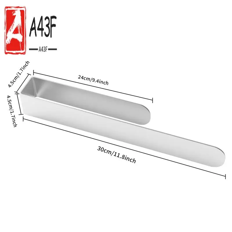 

A43F-держатель для полотенец, вешалка для полотенец для рук, самоклеящаяся вешалка для полотенец для ванной комнаты, наклейка на стену, матовая нержавеющая сталь США 304