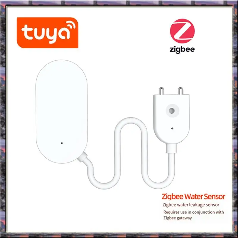 

Hot Sale Tuya Zigbee Leak Sensor Water Leakage Detector Leakage Sensor Water Sensor Prevent Water Leakage For Smart Home