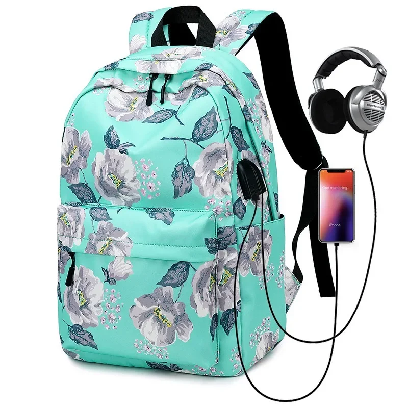 Mochila escolar con estampado para mujer, morral escolar de nailon para exteriores, mochila de moda para niñas y niños, novedad