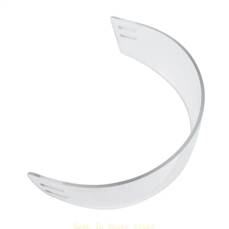 

U1JC Vented Cut Anti Scratch Hockey Visors Inside Anti Fog Ice Hockey Helmets Shield