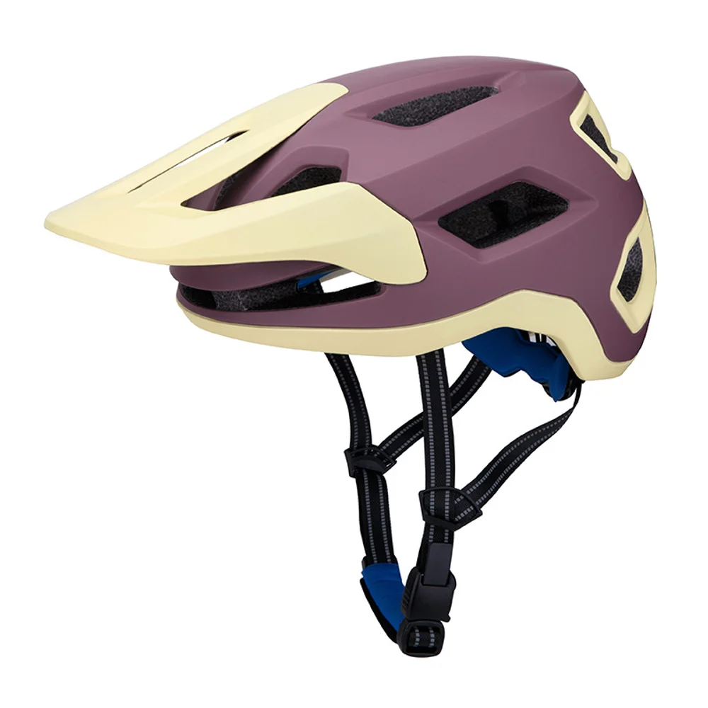 

Велосипедный шлем для горного велоспорта с большим козырьком, предназначенный для скоростного спуска по бездорожью, унисекс, цельнолитой.