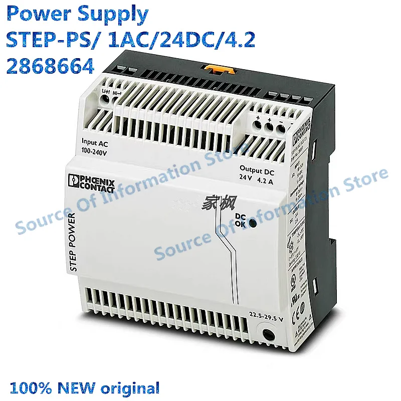 

STEP-PS/1AC/24DC/4.2, Power Supply, 2868664