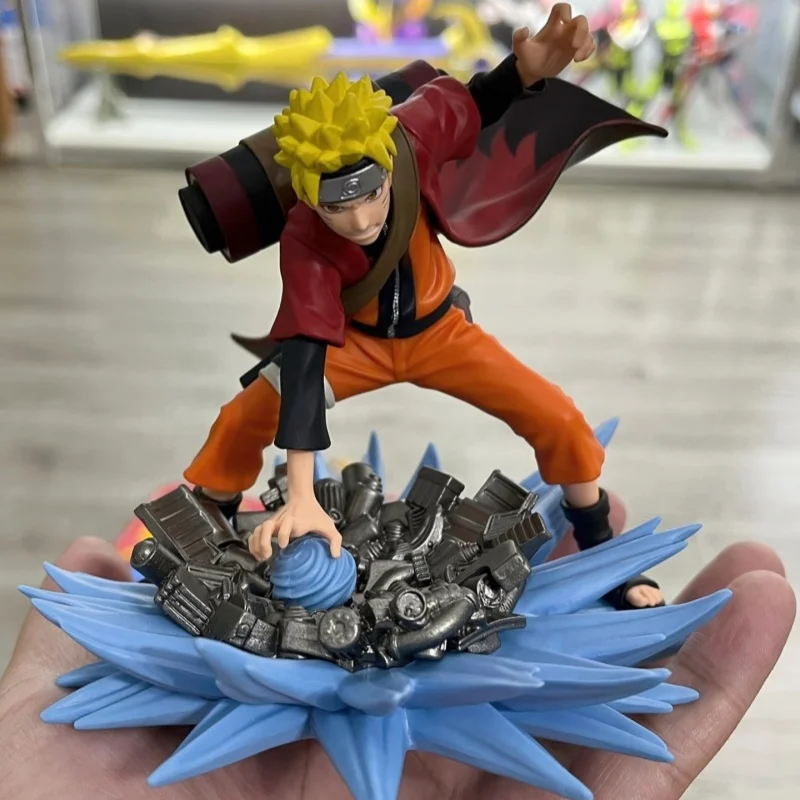 Genuine Uchiha Sasuke Panel Figure Action Anime Themed Collectible Creative Ornament Toys Hobbies Gift