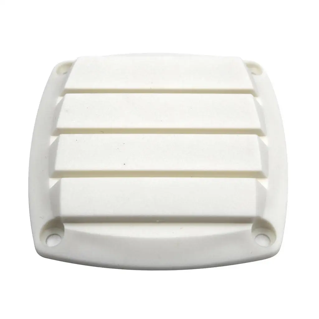 Louvered Vents Round Flush Air Vent for Boat Hull Ventilation Grid Supplies Plastic 3 Inch
