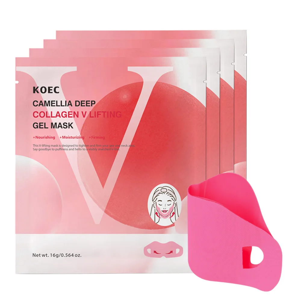 قناع وجه على شكل حرف V مضاد للشيخوخة لنحت الوجه لتقليل الذقن المزدوجة وحزام رفع الوجه ومستحضرات التجميل الكورية الأصلية #6