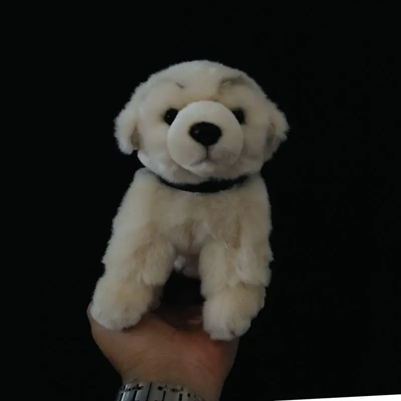 

21cm Cute little dog plush toy Simulated Labrador plush toys Lifelike Animals Simulation Stuffed Doll Kawaii Toy Gifts