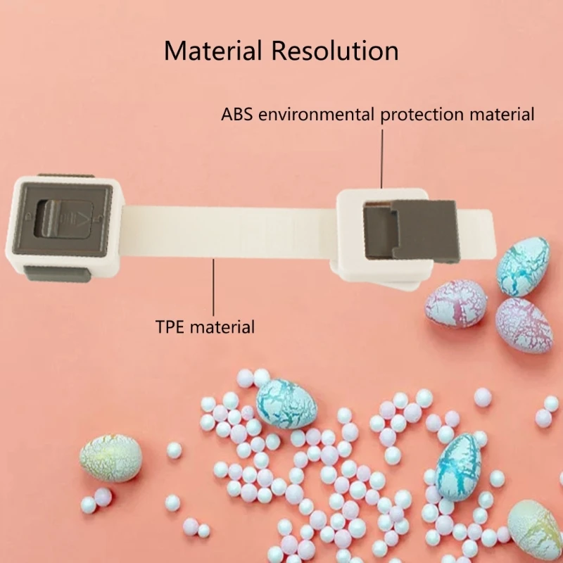 6 cerraduras seguridad ajustables para bebés, cerradura correa gabinete mano antipellizcos para cajones