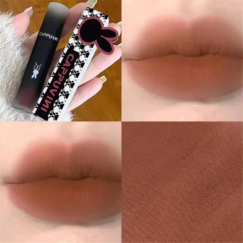 Fluwelen Matte Lip Modder Vloeibare Lippenstift Waterdichte Nude Lipgloss Langdurige Anti-Stick Cup Sexy Vrouwen Lip Glazuur Cosmetisch