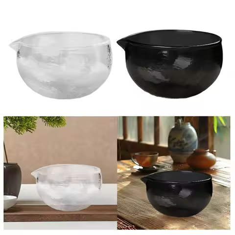 Matcha Bowl with Pouring Spout Easy Clean Teaware for Office Kitchen Party Japanese Green Tea Ceremony Chawan 400ml