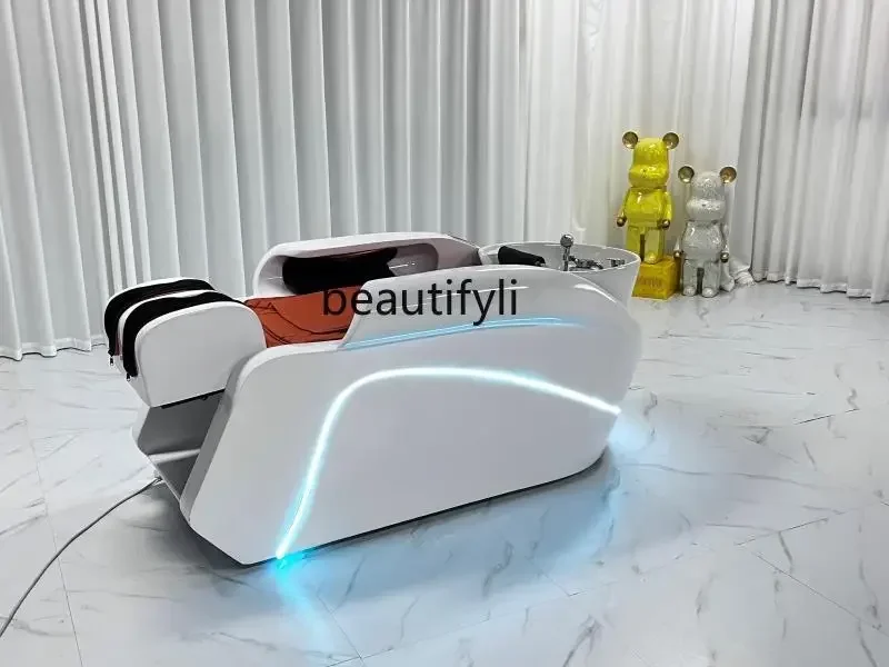 

ss newIntelligent Electric Whole Body Massage Shampoo Bed Barber Shop Head Treatment Water Circulation Integrated Massage Couch