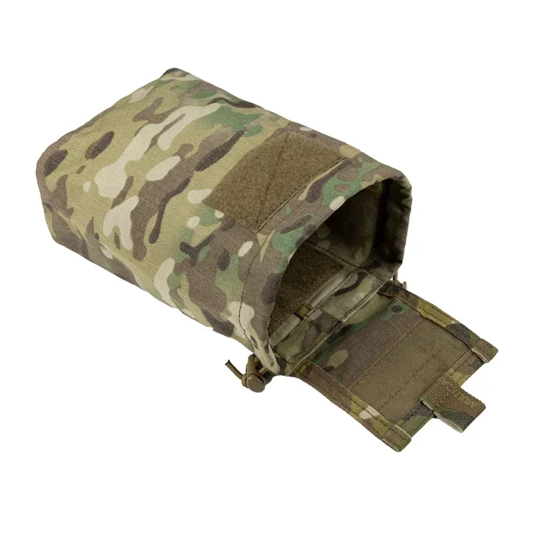 Tasca tattica Airsoft Multicam EDC Molle Magazine Dump Pouch Gear Caccia Strumento Riciclaggio Borsa pieghevole di stoccaggio