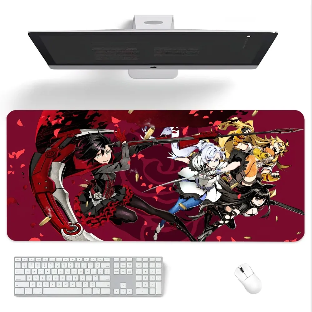 Classic Anime R-Rwby Cool Mouse Pad Computer Laptop Gaming Office Wrist Guard Non Slip Keyboard Pad