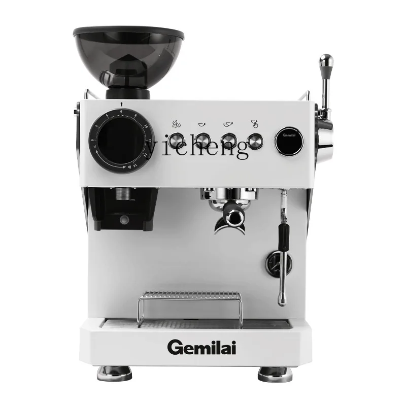 Xl  Semi-automatic Multi-Boiler Commercial Coffee Machine Grinding Integrated Steam Milk Frother Span