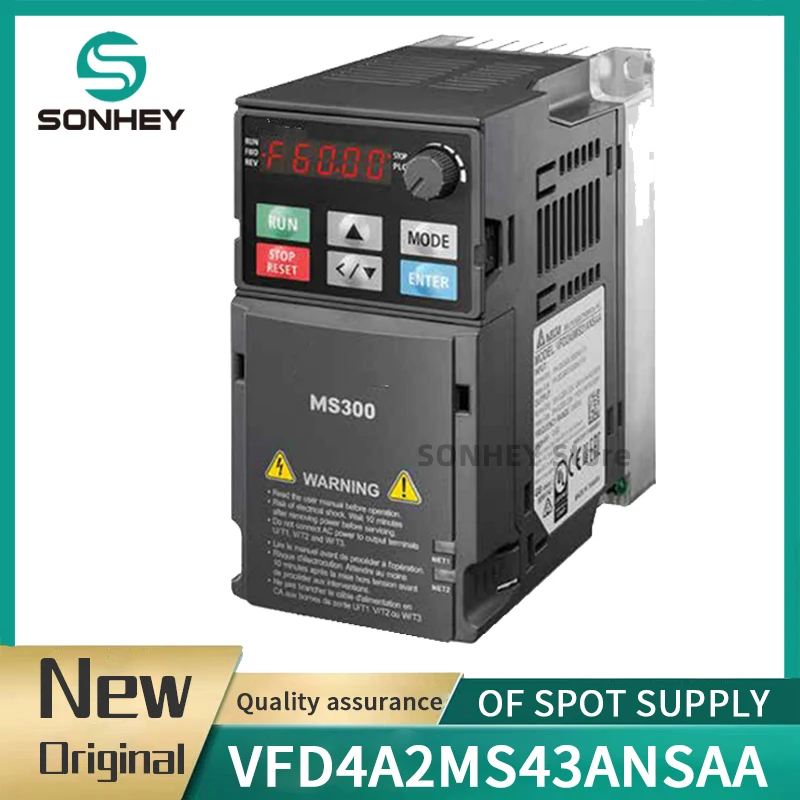 

Новый оригинальный инвертор MS300 VFD4A2MS43ANSAA, 1,5 кВт 380 В