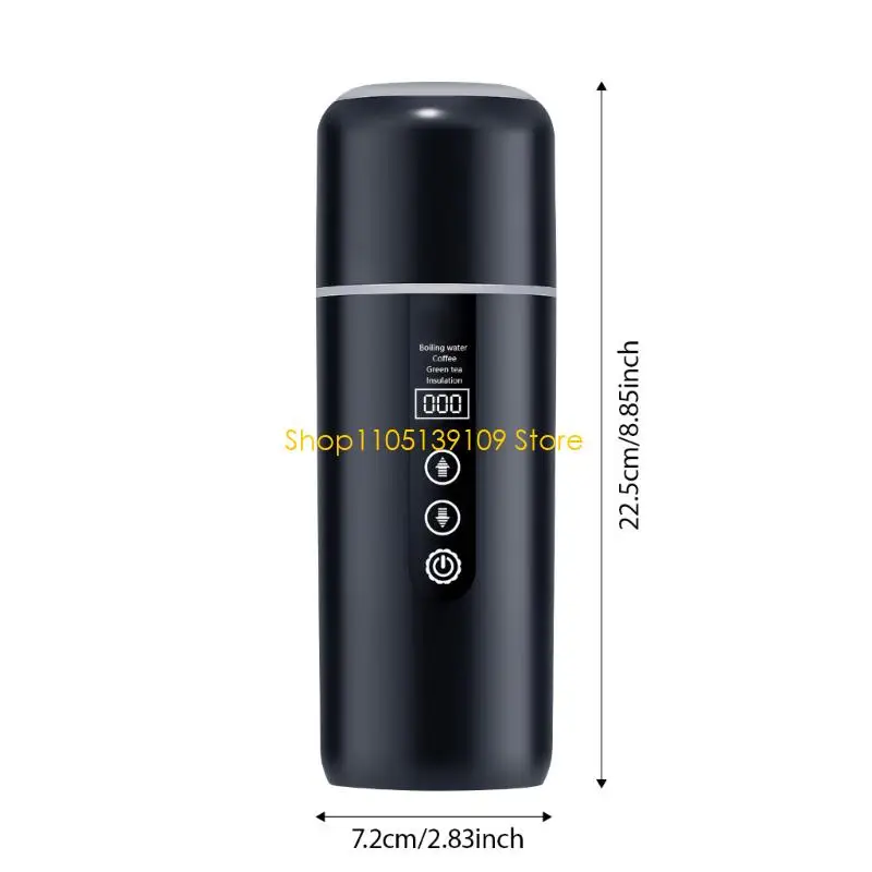 إبريق قهوة كهربائي رقيق بسعة 500 مل، كوب تسخين يعمل بالدفع عبر USB لترك كوب Tisane #6