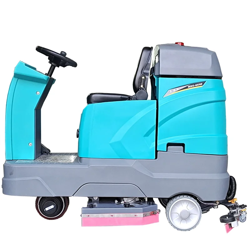 Industrial and commercial floor scrubbers