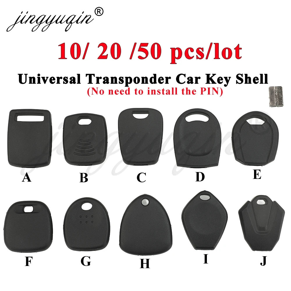 jingyuqin 10/20/50pcs Universal KD VVDI JMD Transponder Car Key Handle Fob Shell Case For Toyota VW Benz Hyundai Audi Kia Ford