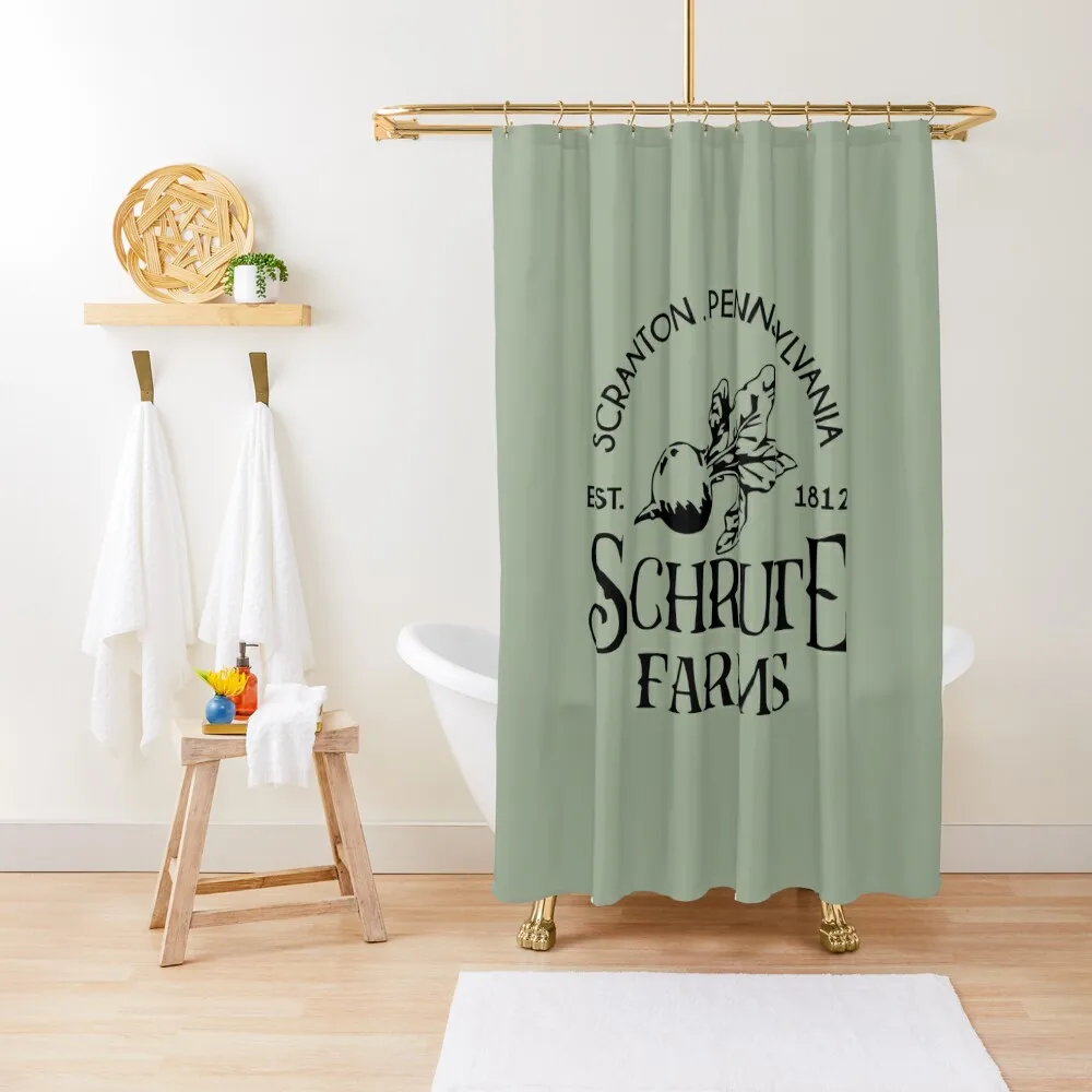 

Schrute Farms Official Employee Apron Shower Curtain Bathroom For Shower Accessories For Shower And Services Curtain